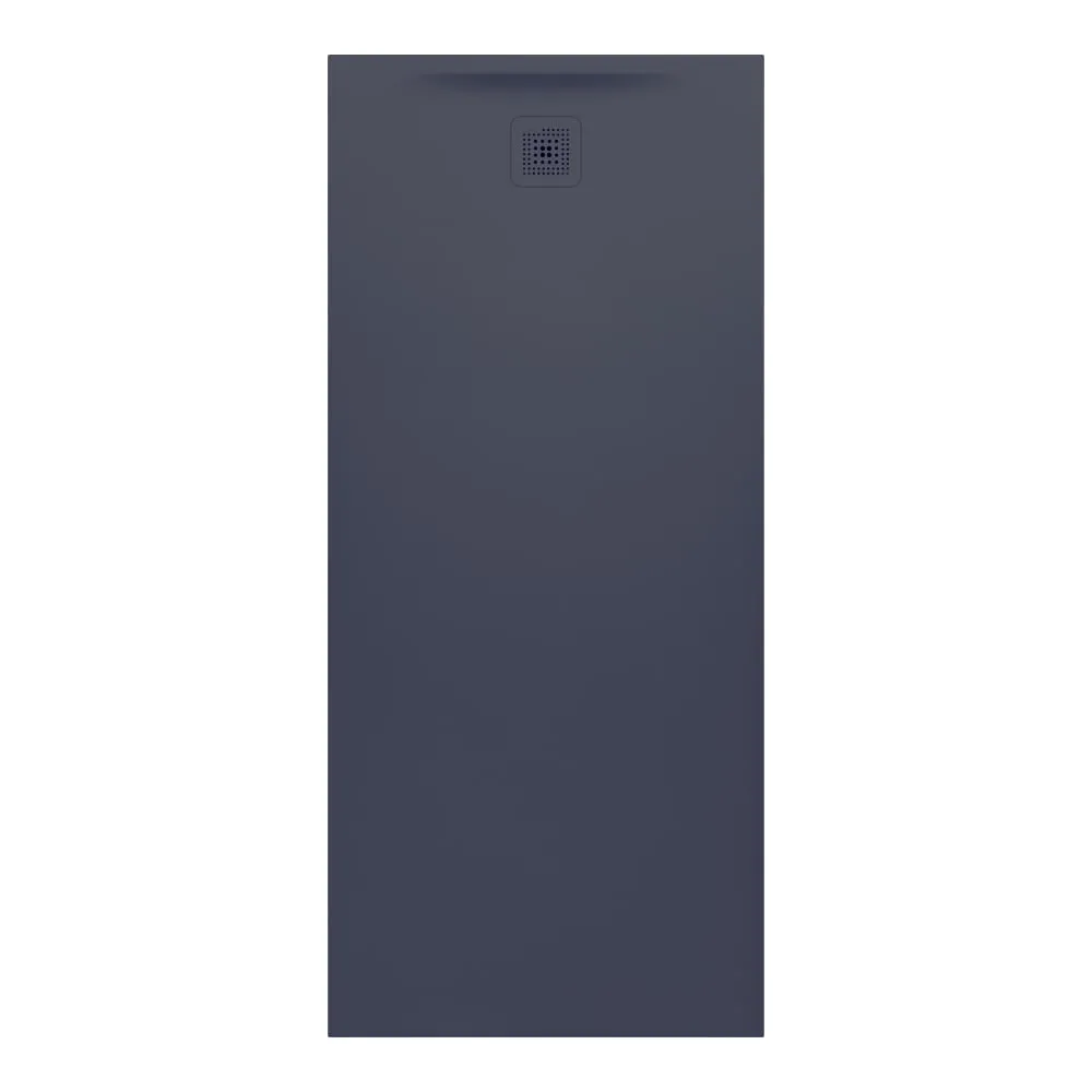 LAUFEN PRO Duschwanne, aus Verbundwerkstoff Marbond, superflach, rechteckig, Ablauf an kurzer Seite 1800 x 800 x 46 mm #H2119590780001 - 078 - Anthrazit matt strukturiert