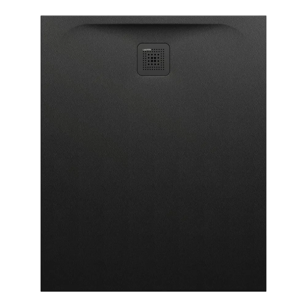 LAUFEN PRO Duschwanne, aus Verbundwerkstoff Marbond, superflach, rechteckig, Ablauf an kurzer Seite 1100 x 900 x 33 mm #H2129550800001 - 080 - Schwarz
