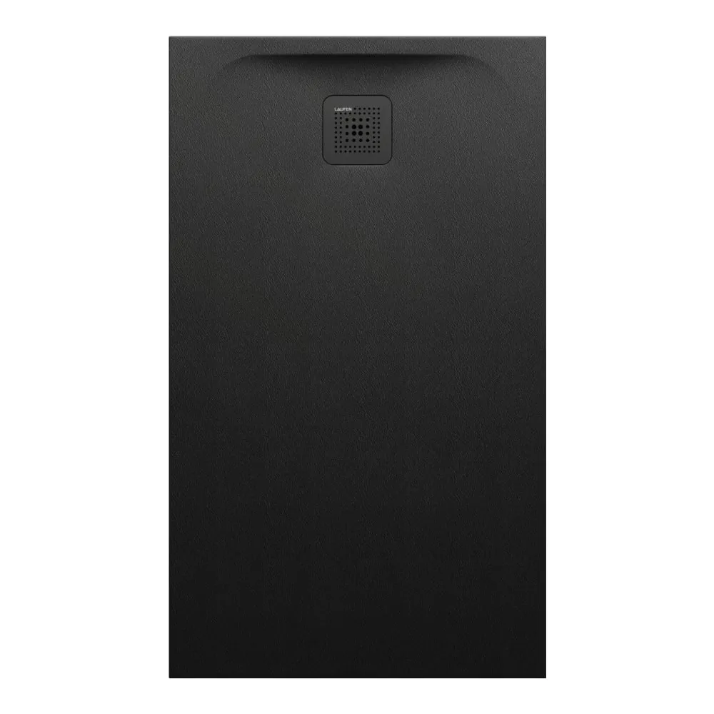 LAUFEN PRO Duschwanne, aus Verbundwerkstoff Marbond, superflach, rechteckig, Ablauf an kurzer Seite 1200 x 700 x 38 mm #H2129510800001 - 080 - Schwarz