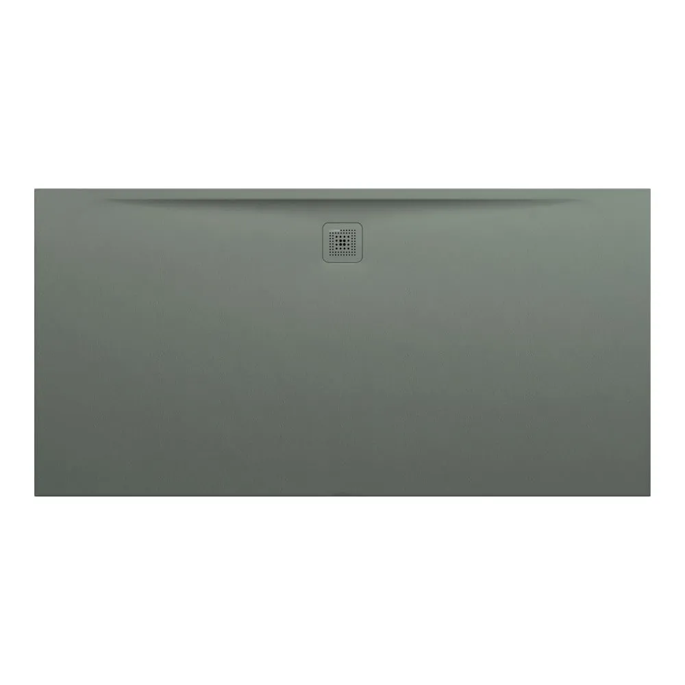 LAUFEN PRO Duschwanne, aus Verbundwerkstoff Marbond, superflach, rechteckig, Ablauf an langer Seite 2000 x 1000 x 36 mm #H2119570790001 - 079 - Betongrau