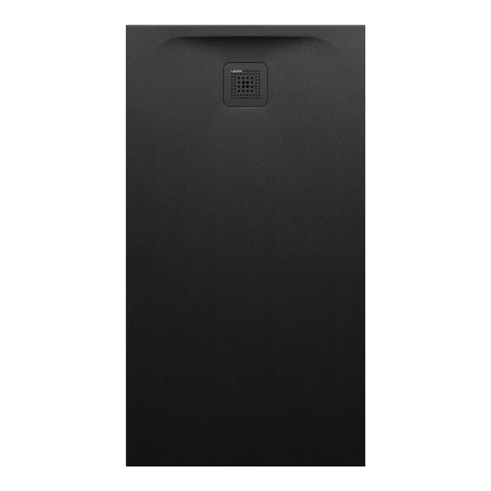 LAUFEN PRO Duschwanne, rechteckig, Ablauf an kurzer Seite 1300 x 700 x 38 mm #H2129520800001 - 080 - Schwarz