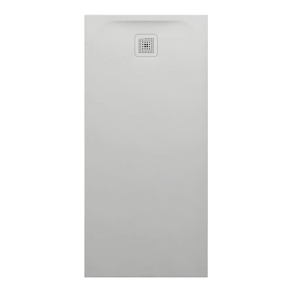 LAUFEN PRO Duschwanne, rechteckig, Ablauf an kurzer Seite 1500 x 700 x 42 mm #H2129590770001 - 077 - Hellgrau matt strukturiert