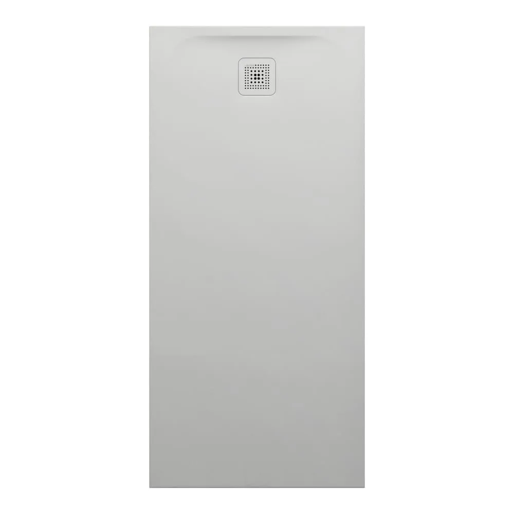LAUFEN PRO Duschwanne, rechteckig, Ablauf an kurzer Seite 1600 x 750 x 42 mm #H2139550770001 - 077 - Hellgrau matt strukturiert