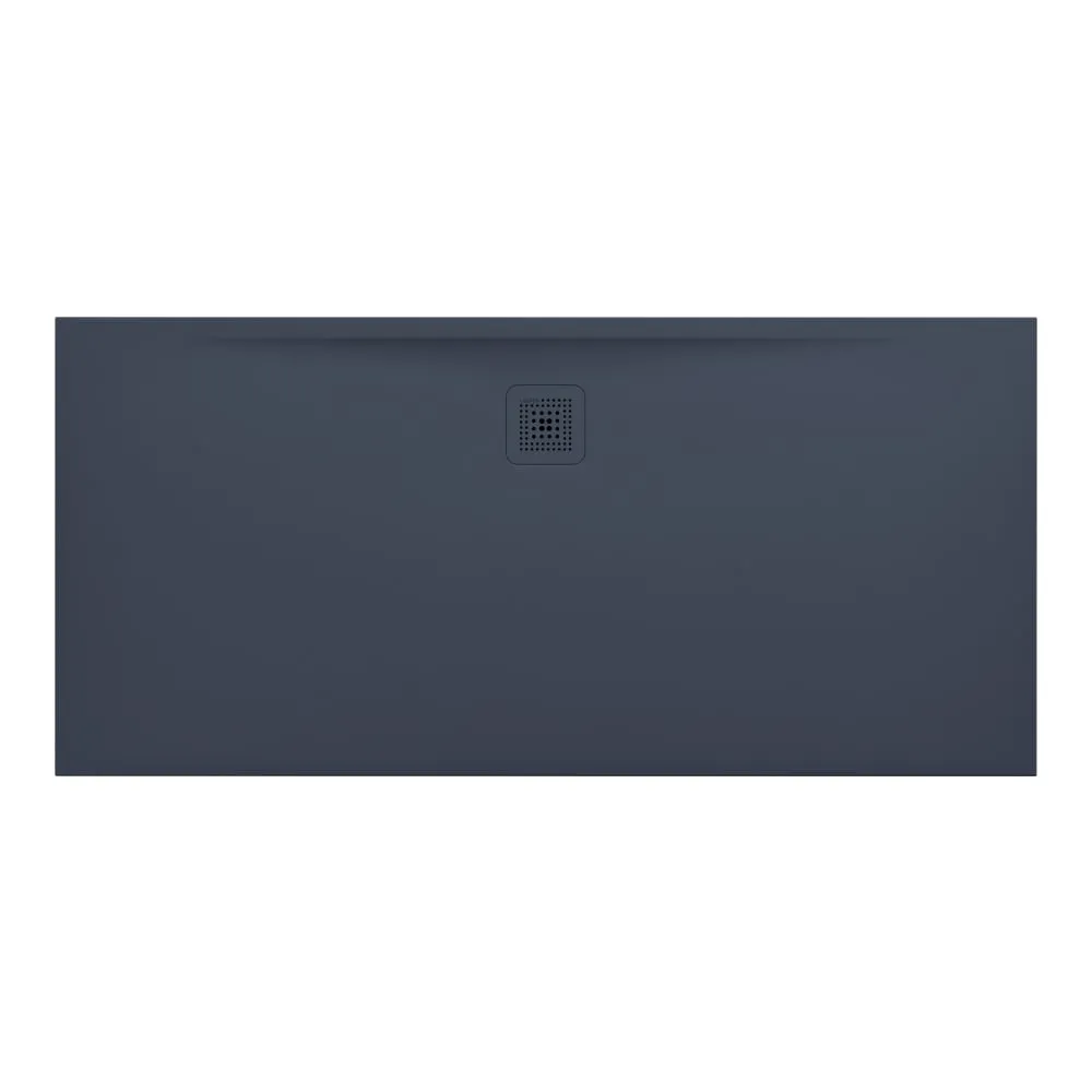 LAUFEN PRO Duschwanne, aus Verbundwerkstoff Marbond, superflach, rechteckig, Ablauf an langer Seite 1600 x 750 x 32 mm #H2139570780001 - 078 - Anthrazit matt strukturiert