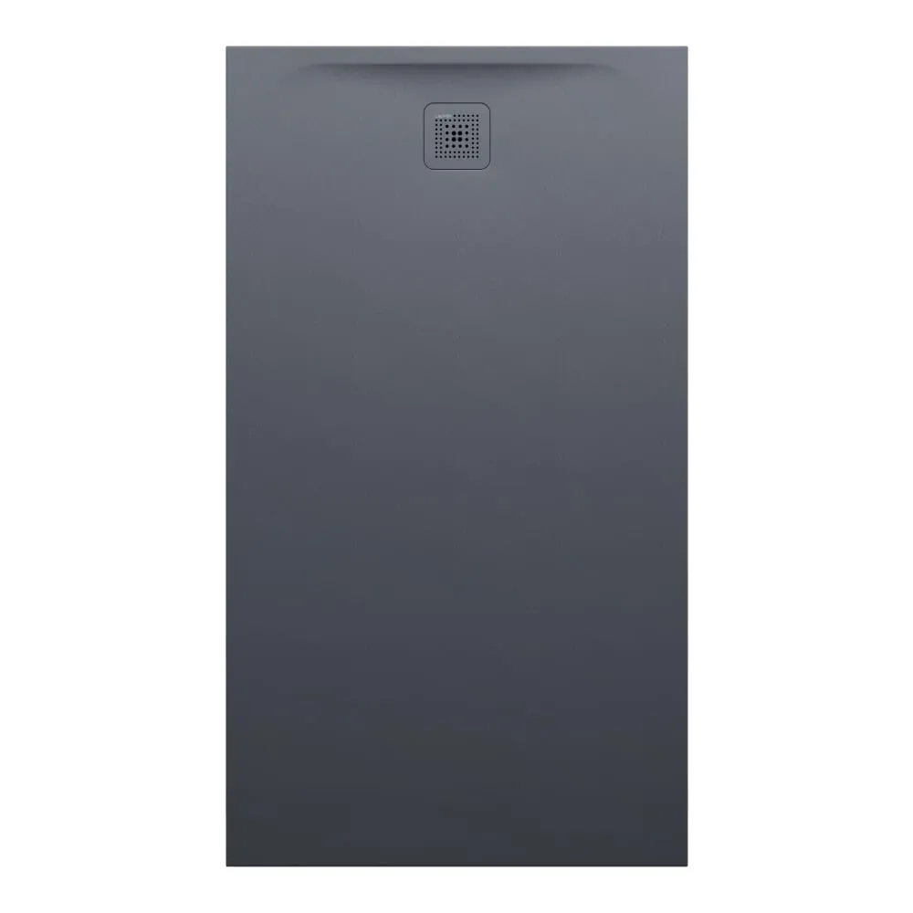 LAUFEN PRO Duschwanne, rechteckig, Ablauf an kurzer Seite 1600 x 900 x 42 mm #H2139590780001 - 078 - Anthrazit matt strukturiert