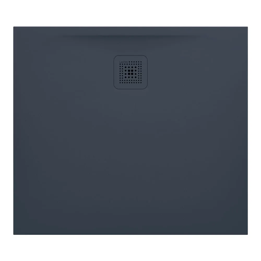 LAUFEN PRO Duschwanne, aus Verbundwerkstoff Marbond, superflach, rechteckig, Ablauf an langer Seite 900 x 800 x 30 mm #H2149500780001 - 078 - Anthrazit matt strukturiert