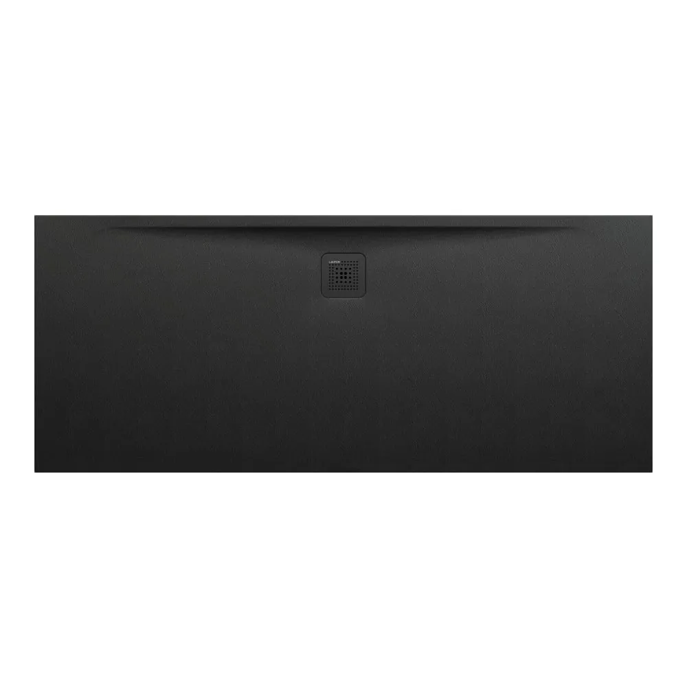 LAUFEN PRO Duschwanne, aus Verbundwerkstoff Marbond, superflach, rechteckig, Ablauf an langer Seite 1800 x 750 x 33 mm #H2149580800001 - 080 - Schwarz