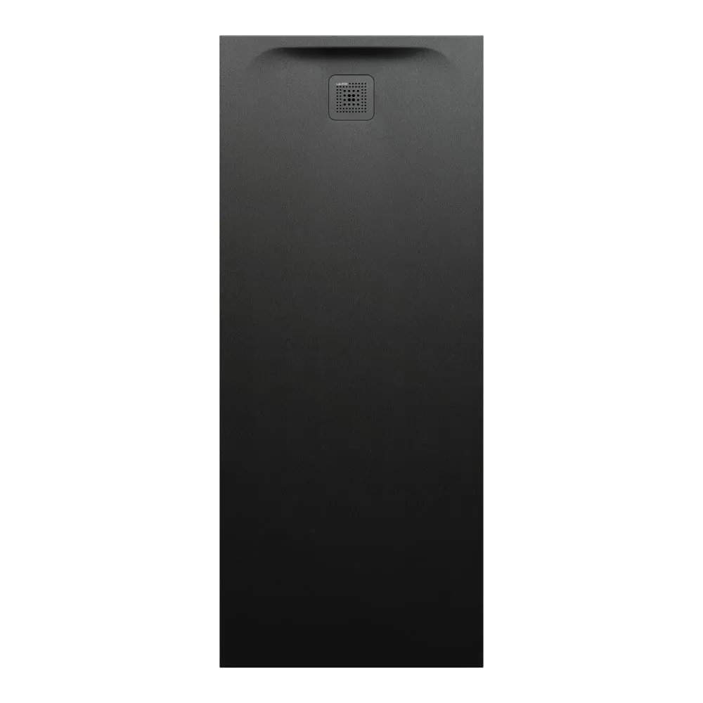 LAUFEN PRO Duschwanne, aus Verbundwerkstoff Marbond, superflach, rechteckig, Ablauf an kurzer Seite 1800 x 750 x 46 mm #H2149590800001 - 080 - Schwarz