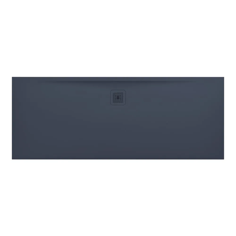 LAUFEN PRO Duschwanne, aus Verbundwerkstoff Marbond, superflach, rechteckig, Ablauf an langer Seite 1800 x 700 x 33 mm #H2149560780001 - 078 - Anthrazit matt strukturiert