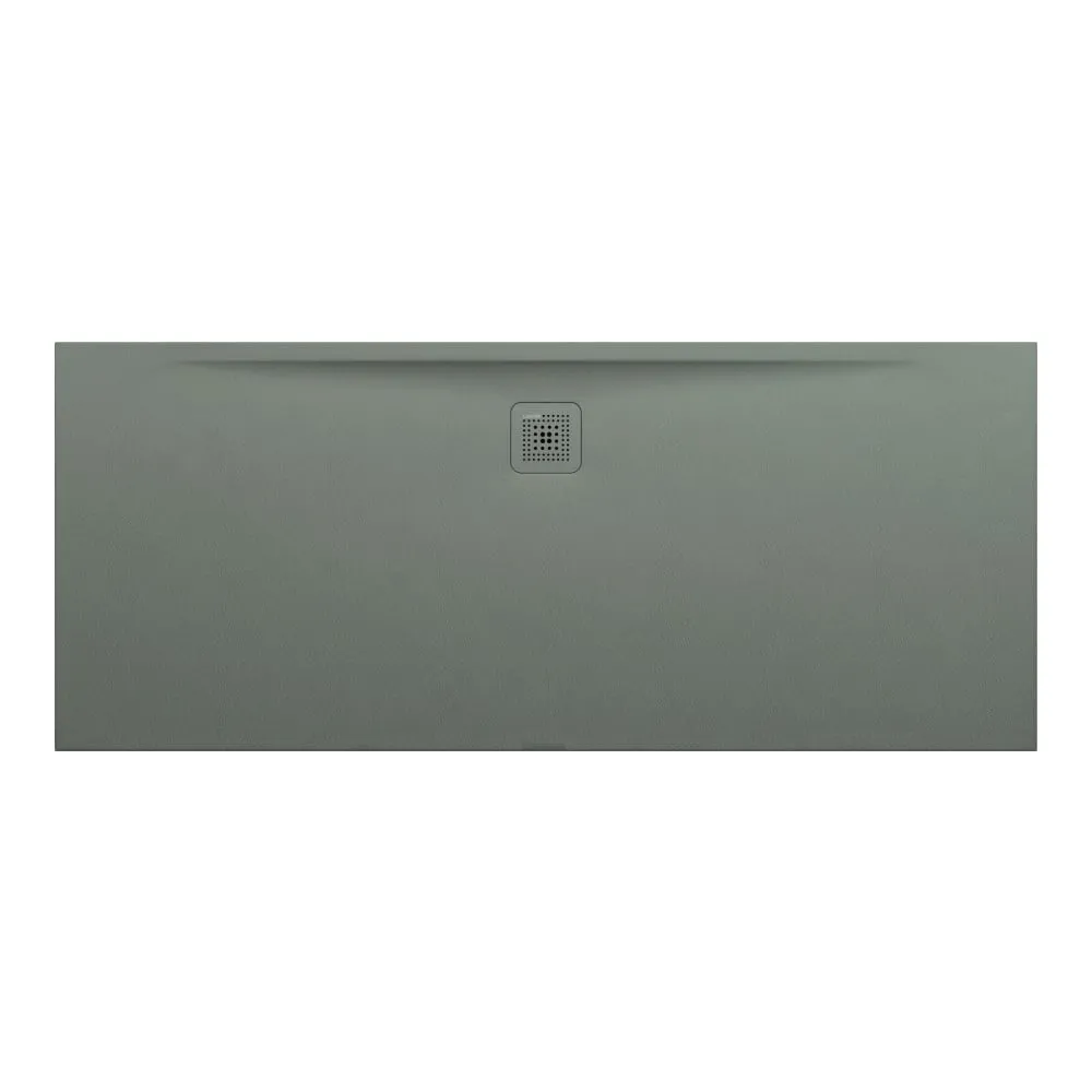 LAUFEN PRO Duschwanne, aus Verbundwerkstoff Marbond, superflach, rechteckig, Ablauf an langer Seite 1800 x 750 x 33 mm #H2149580790001 - 079 - Betongrau