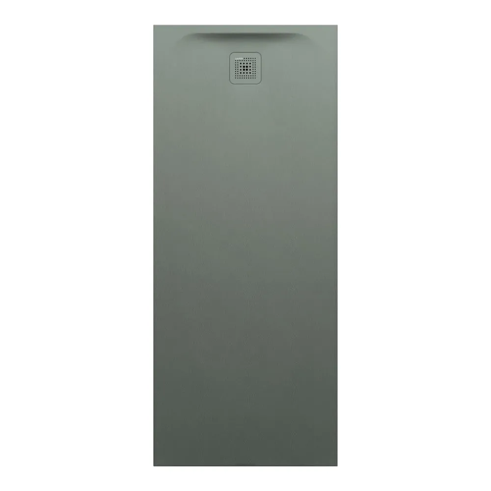 LAUFEN PRO Duschwanne, aus Verbundwerkstoff Marbond, superflach, rechteckig, Ablauf an kurzer Seite 1800 x 750 x 46 mm #H2149590790001 - 079 - Betongrau