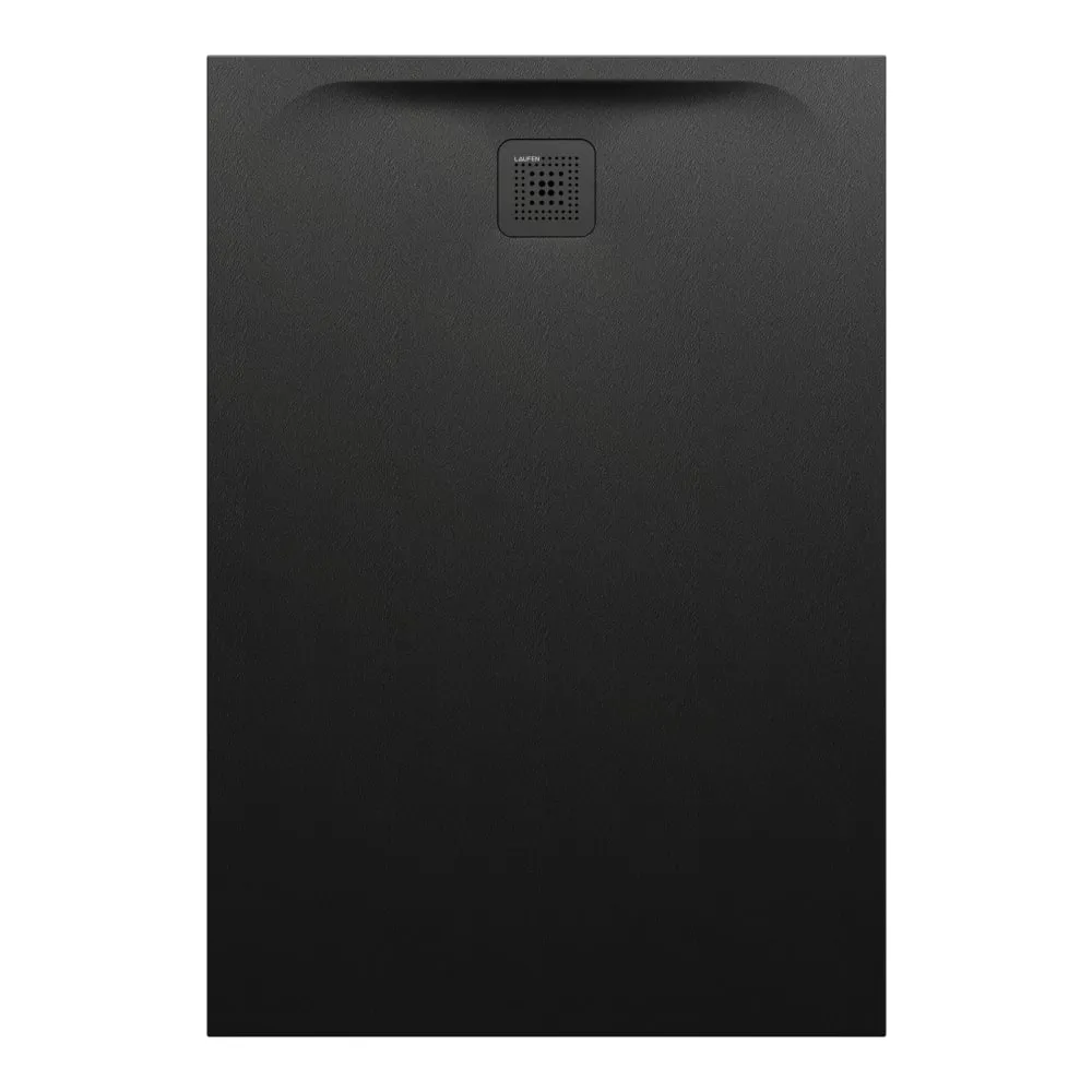 LAUFEN PRO Duschwanne, aus Verbundwerkstoff Marbond, rechteckig, Ablauf an kurzer Seite 1300 x 900 x 42 mm #H2159580800001 - 080 - Schwarz