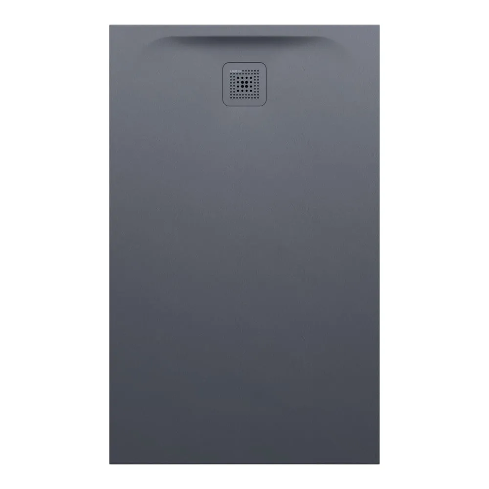 LAUFEN PRO Duschwanne, aus Verbundwerkstoff Marbond, rechteckig, Ablauf an kurzer Seite 1300 x 800 x 42 mm #H2159550780001 - 078 - Anthrazit matt strukturiert