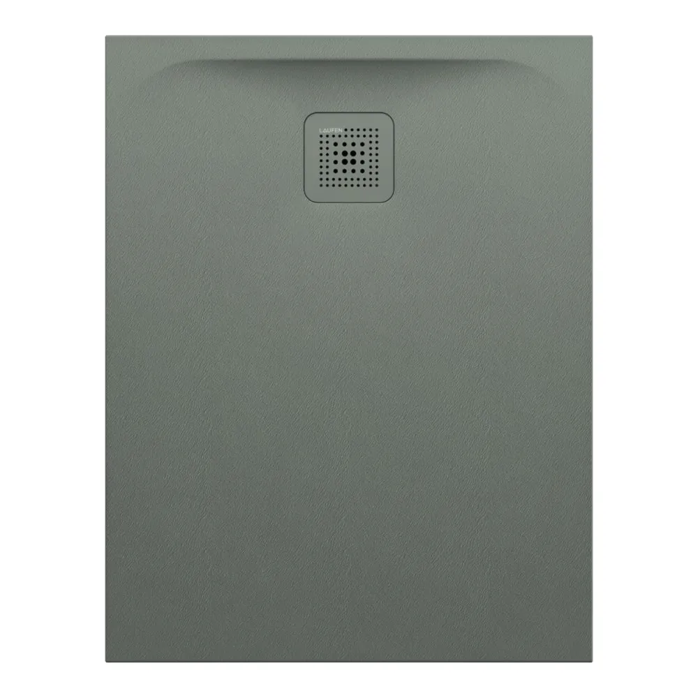 LAUFEN PRO Duschwanne aus Verbundwerkstoff Marbond, rechteckig, super flach, Ablauf an kurzer Seite 900 x 700 x 33 mm #H2169560790001 - 079 - Betongrau