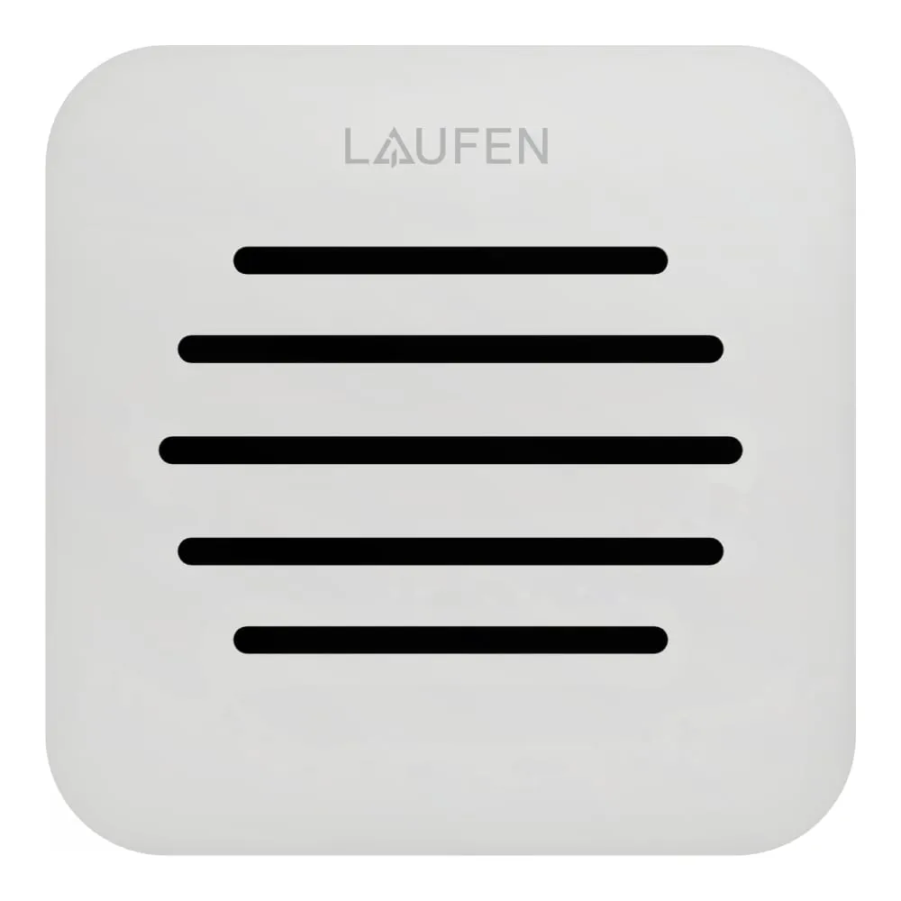 LAUFEN PRO LAUFEN Siphonabdeckung aus Edelstahl für Siphon H295127 für Duschwannen PRO aus Marbond mit geradelinigen Ablaufspalten symmetrisch 130 x 130 x 30 mm #H2919510770001 - 077 - Hellgrau matt strukturiert