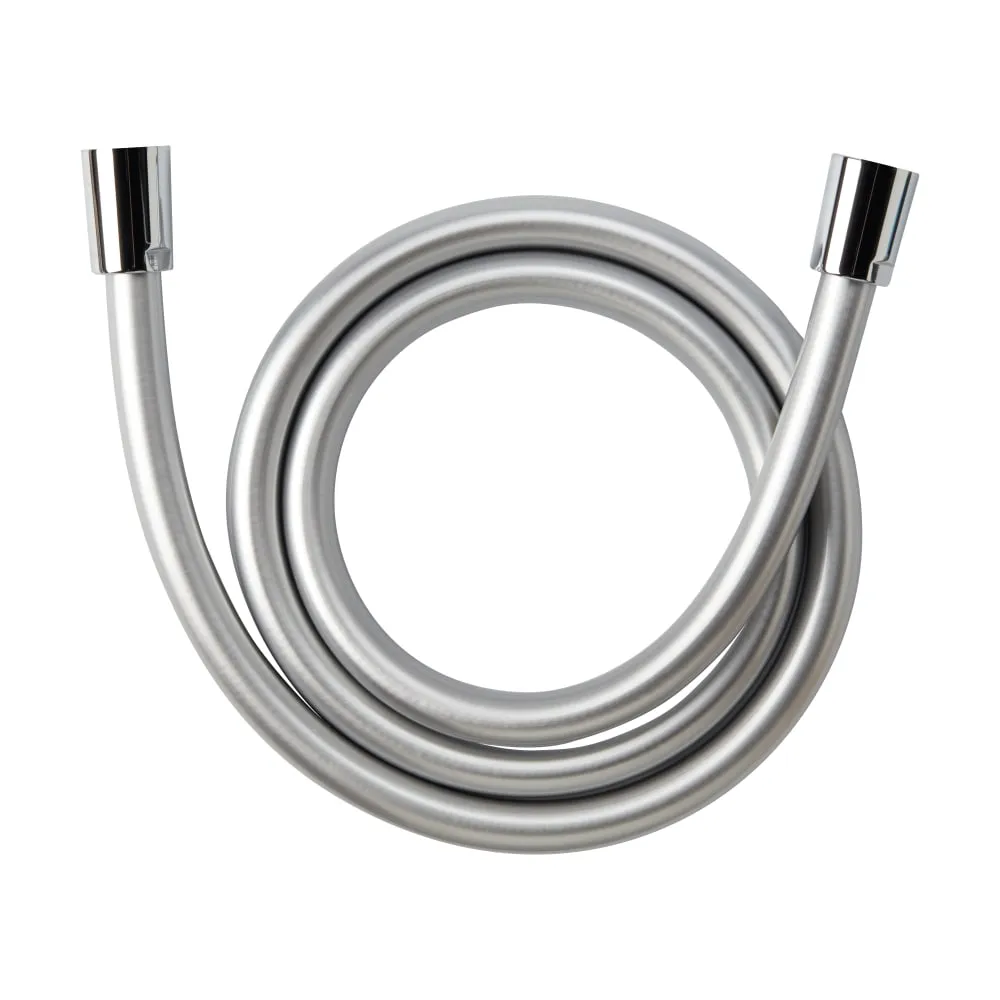 LAUFEN BRAUSEPROGRAMM Kunststoff-Brauseschlauch 1/2" x 1/2", silberfarben, mit Metalleffekt und drehbarer Verbindung, Schlauchlänge 1250 mm 1250 mm #H3629800001211