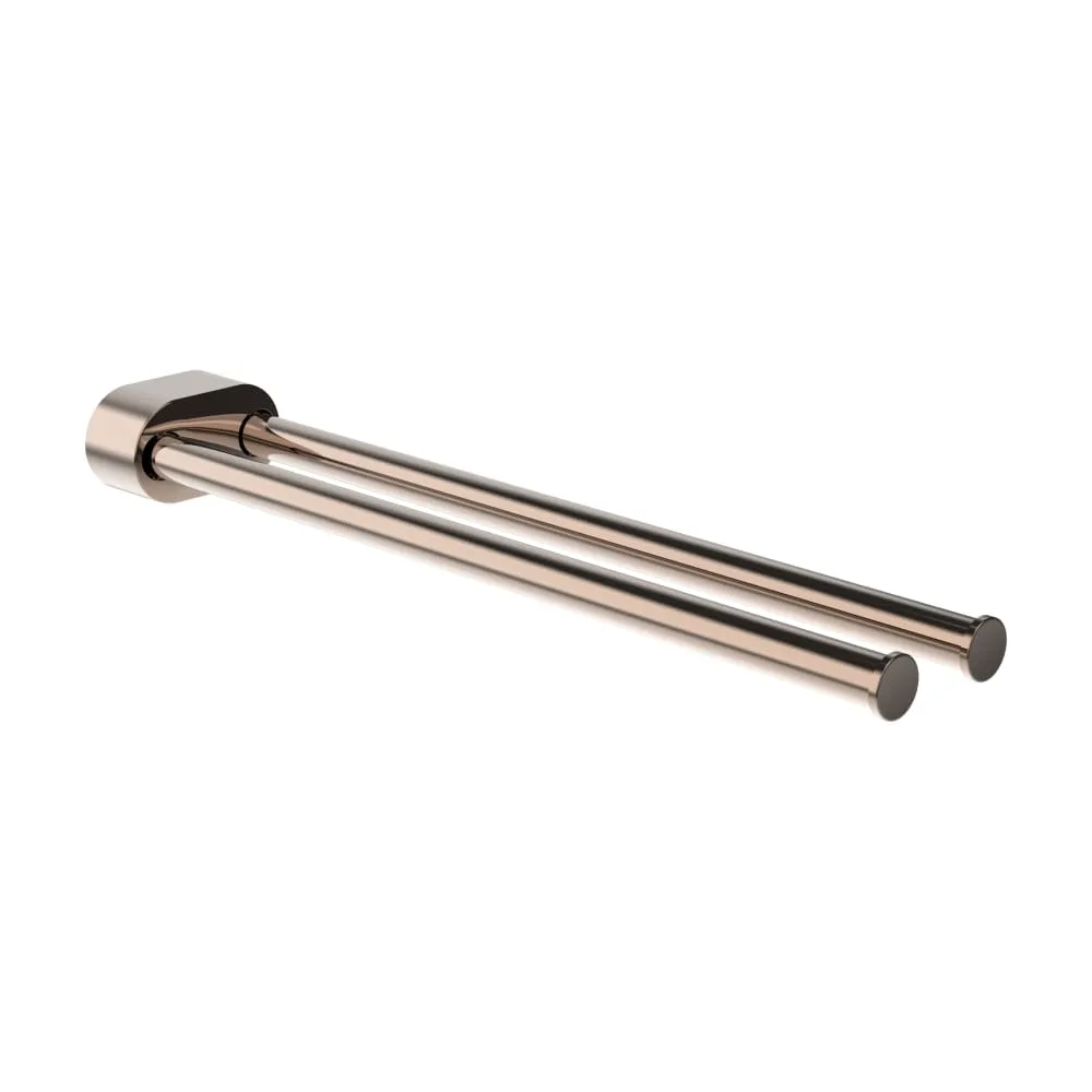LAUFEN NIARA Schwenkbarer Doppelhandtuchhalter 78 x 402 x 45 mm #H3810611620011 - 162 - Roségold poliert
