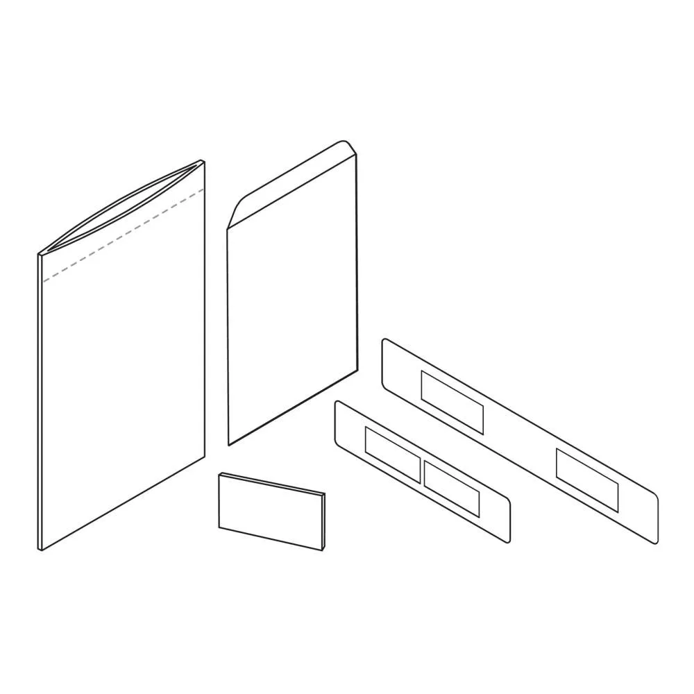 LAUFEN Klebeset shower 111 x 85 x 88 mm #H3800610000021 - 000 - Weiß