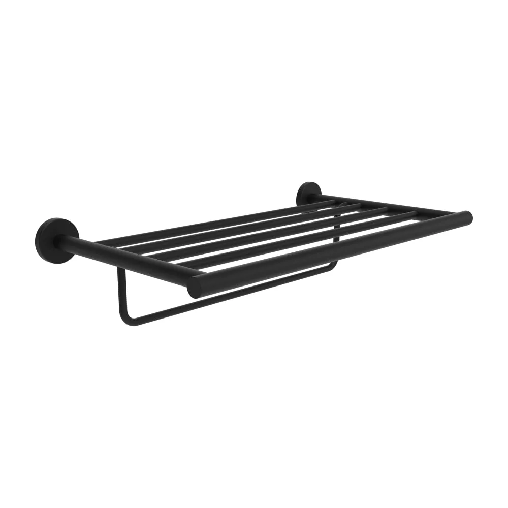 LAUFEN NIARA Handtuchhalter mit Ablage 553 x 302 x 134 mm #H3810621630031 - 163 - PVD Titanschwarz matt
