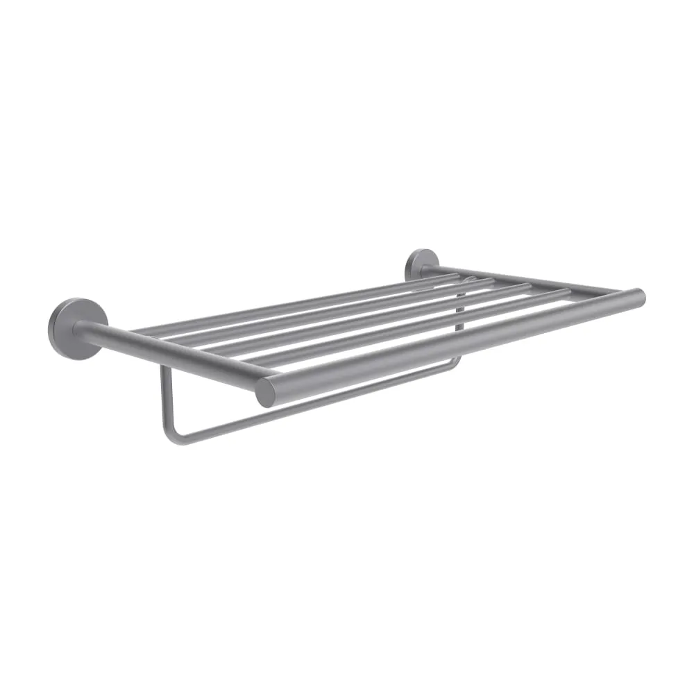 LAUFEN NIARA Handtuchhalter mit Ablage 553 x 302 x 134 mm #H3810621610031 - 161 - Inox look brushed