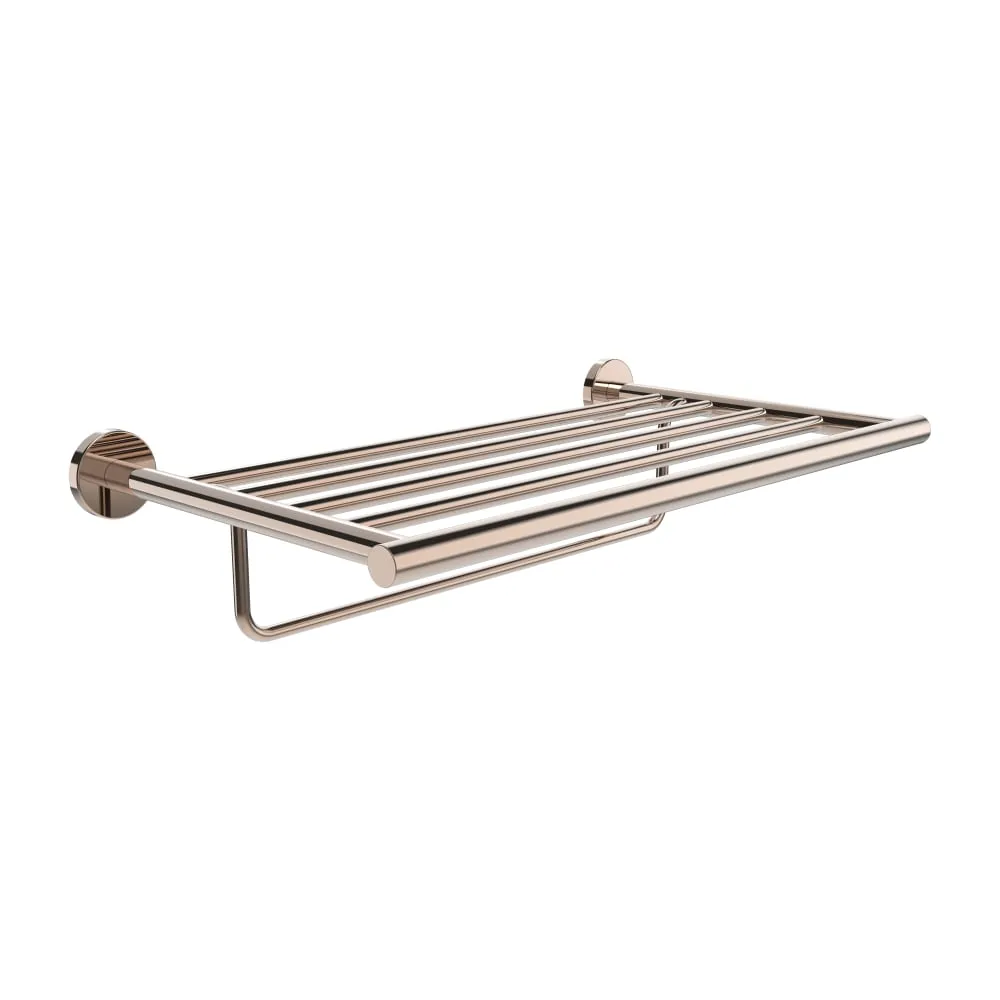 LAUFEN NIARA Handtuchhalter mit Ablage 553 x 302 x 134 mm #H3810621620031 - 162 - Roségold poliert