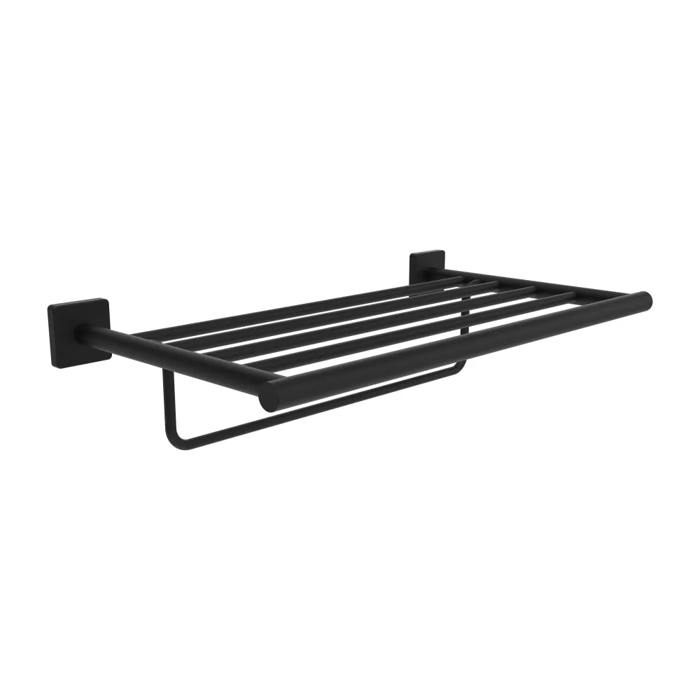 LAUFEN NIARA S Handtuchhalter mit Ablage 553 x 302 x 134 mm #H3810721630031 - 163 - PVD Titanschwarz matt
