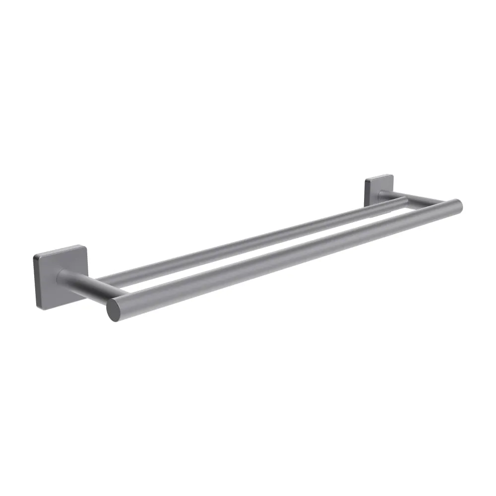 LAUFEN NIARA S Doppel-Handtuchhalter 602 x 134 x 58 mm #H3810721610021 - 161 - Inox look brushed