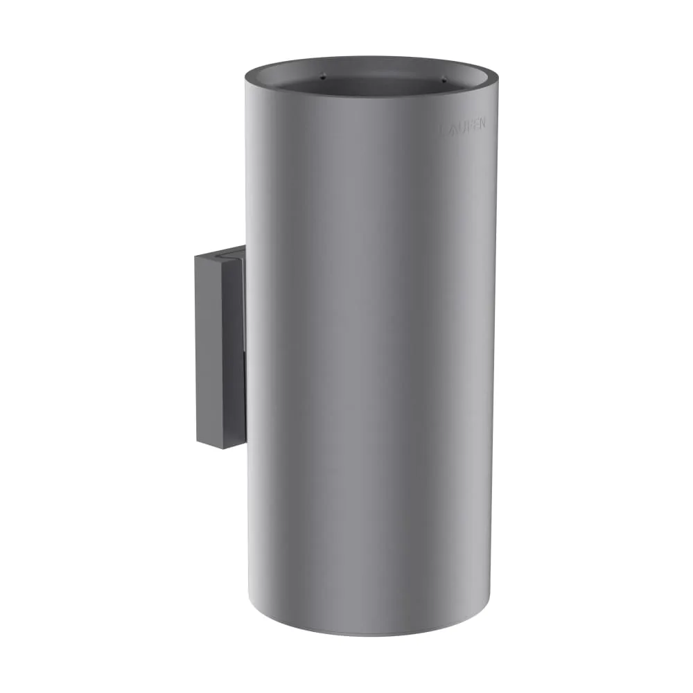 LAUFEN NIARA Wand-Zahnputzbecherhalter 62 x 83 x 134 mm #H3820611610001 - 161 - Inox look brushed