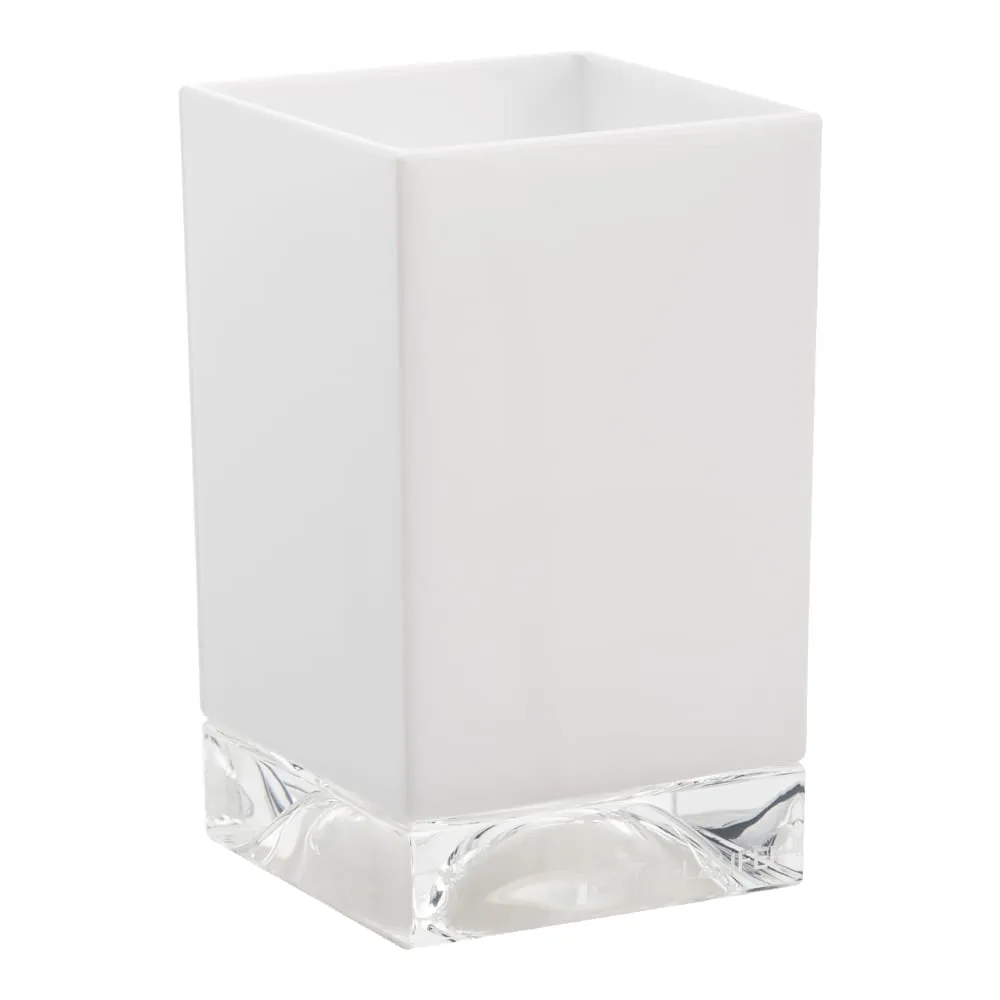 LAUFEN Kartell LAUFEN Becher 'Boxy', Kunststoff 70 x 70 x 120 mm #H3823300900001 - 090 - Weiß opak