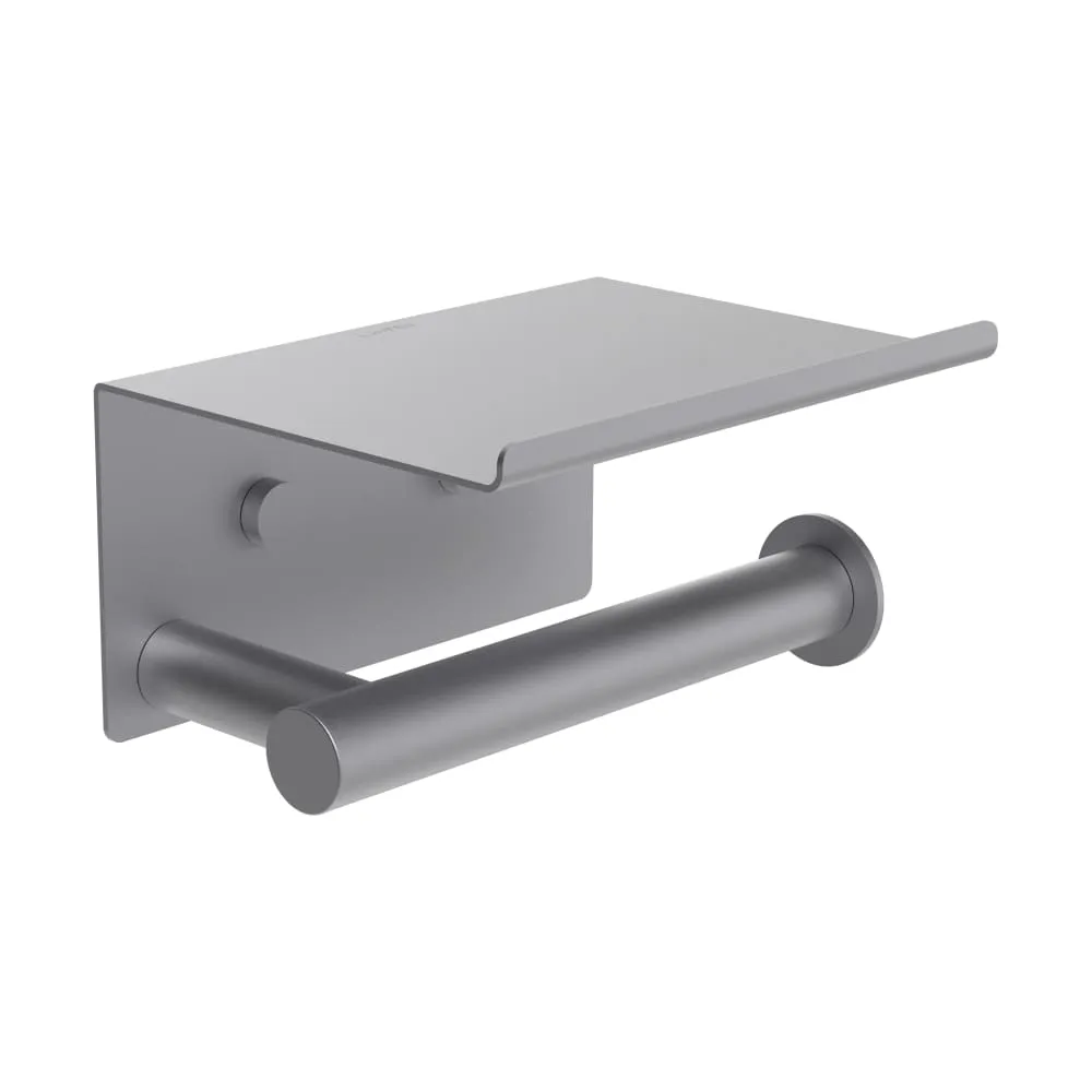 LAUFEN NIARA Toilettenpapierhalter, mit Ablage 159 x 112 x 88 mm #H3840621610031 - 161 - Inox look brushed