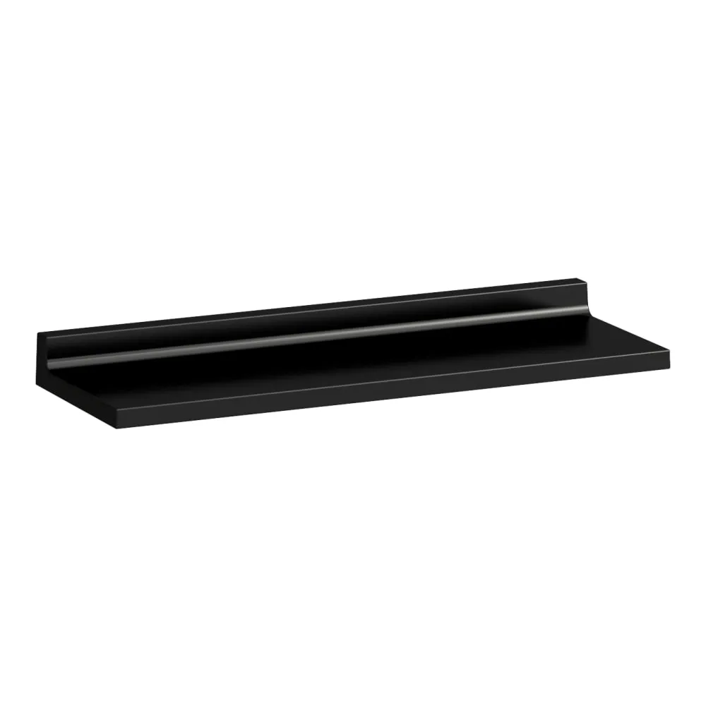 LAUFEN Kartell LAUFEN Ablage 'Shelfish', wandmontiert, Kunststoff 450 x 155 x 40 mm #H3853300910001 - 091 - Schwarz opak