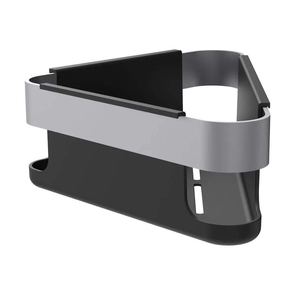 LAUFEN NIARA Eck-Wandkorb für Dusche 214 x 214 x 80 mm #H3850611610021 - 161 - Inox look brushed