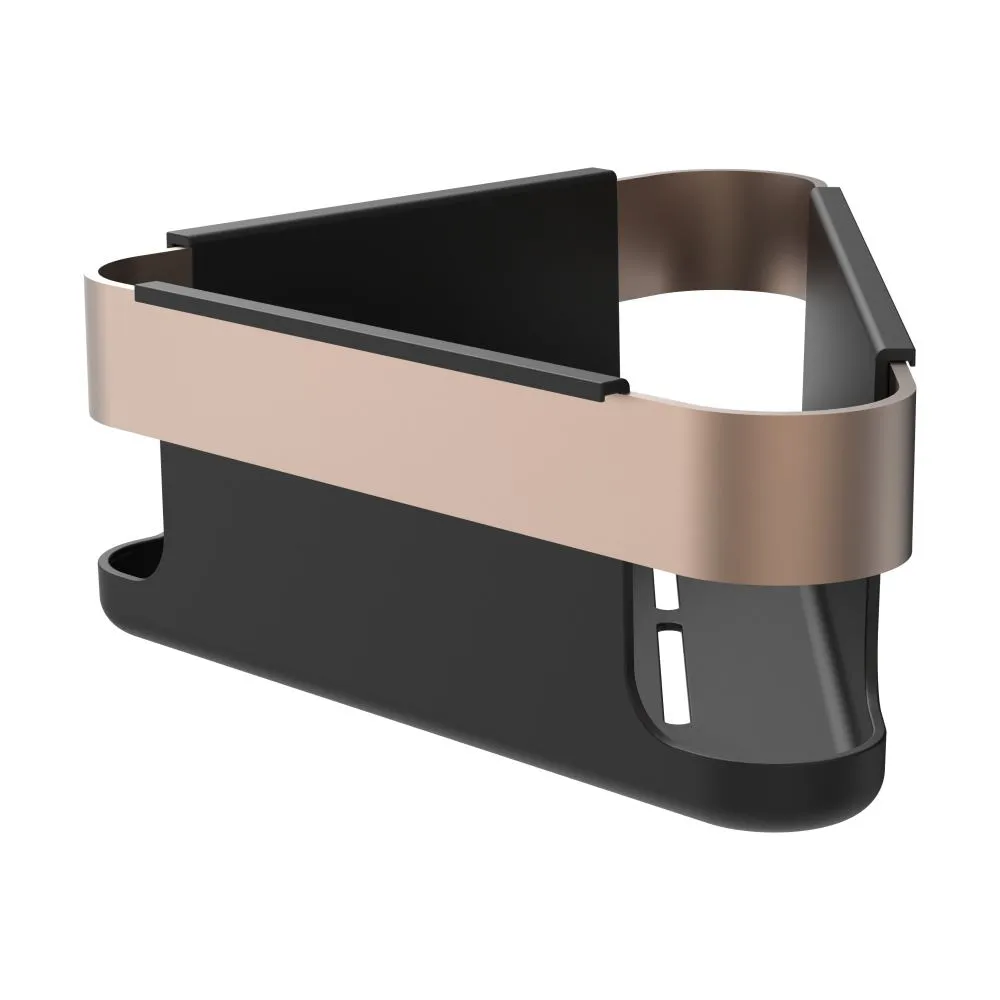 LAUFEN NIARA Eck-Wandkorb für Dusche 214 x 214 x 80 mm #H3850611680021 - 168 - PVD Rosegold gebürstet
