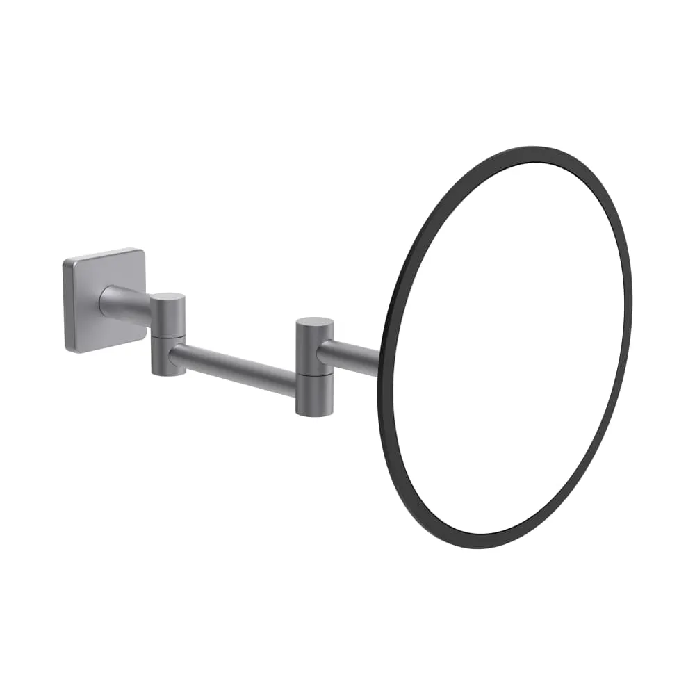 LAUFEN NIARA S Wandspiegel mit Vergrösserungsglas 200 x 317 x 200 mm #H3860711610001 - 161 - Inox look brushed