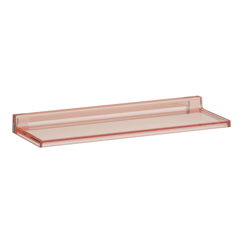 LAUFEN Kartell LAUFEN Ablage 'Shelfish', wandmontiert, Kunststoff 450 x 155 x 40 mm #H3853300930001 - 093 - Puder rosa