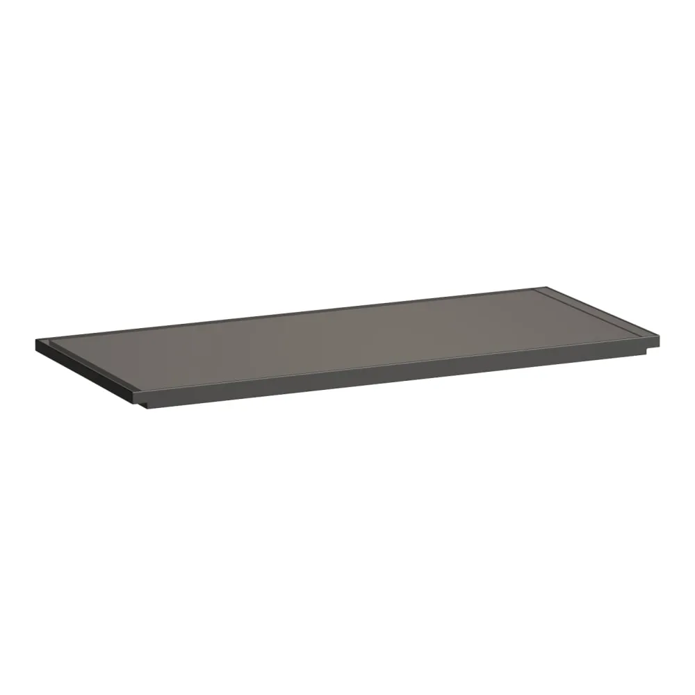 LAUFEN Kartell LAUFEN Ablage für Waschtisch, Kunststoff 460 x 200 x 15 mm #H3853310850001 - 085 - Rauchgrau