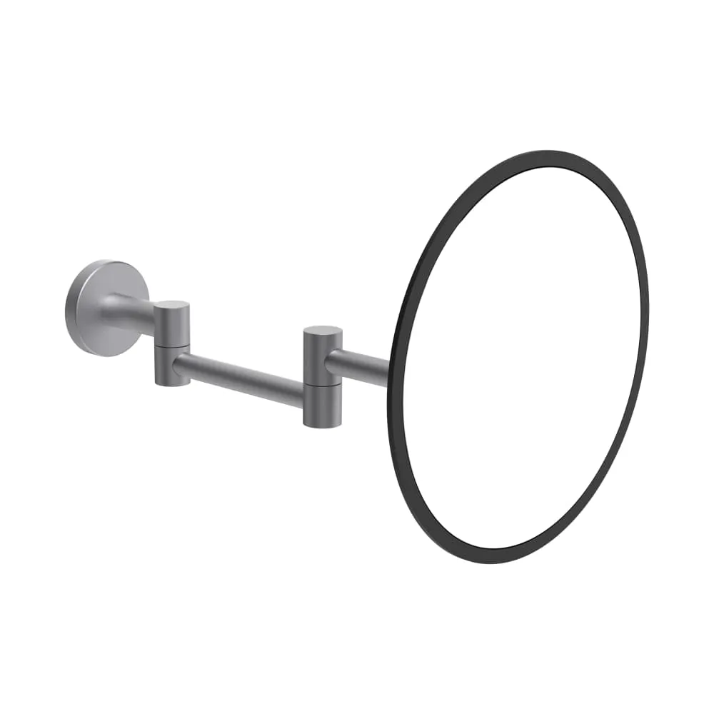 LAUFEN NIARA Wandspiegel mit Vergrösserungsglas 200 x 317 x 200 mm #H3860611610001 - 161 - Inox look brushed