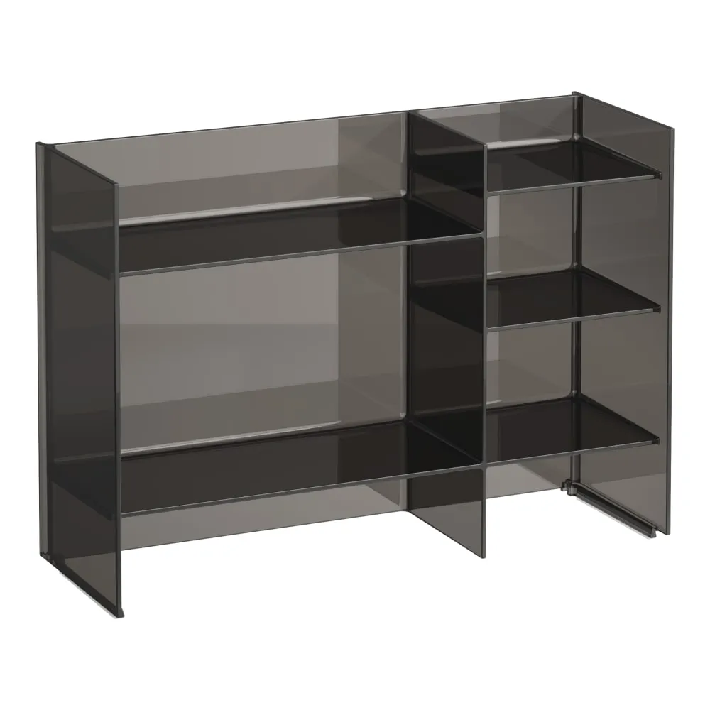 LAUFEN Kartell LAUFEN Regal 'Sound-rack', Kunststoff 750 x 260 x 530 mm #H3893310850001 - 085 - Rauchgrau