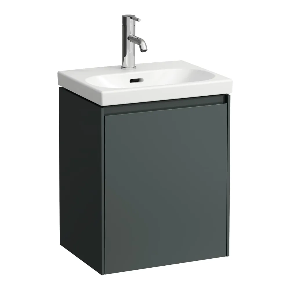 LAUFEN LANI Waschtischunterbau, 1 Tür, Scharnier rechts, passend zu Handwaschbecken LUA H815081 435 x 340 x 515 mm #H4035021122661 - 266 - Verkehrsgrau
