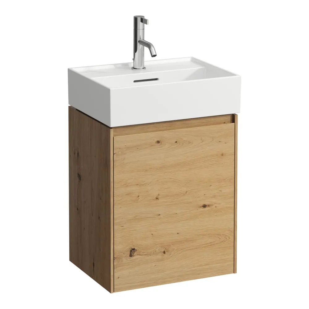 LAUFEN LANI Waschtischunterbau 450, 1 Tür, Scharnier rechts, passend zu Kartell • LAUFEN Waschtisch H815330 435 x 330 x 515 mm #H4039121122671 - 267 - Wildeiche