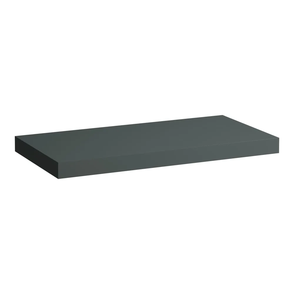 LAUFEN LANI Waschtischplatte 1000, 65 mm dick, ohne Ausschnitt, inkl. 2 Wandhalterungen 985 x 495 x 65 mm #H4046601122661 - 266 - Verkehrsgrau