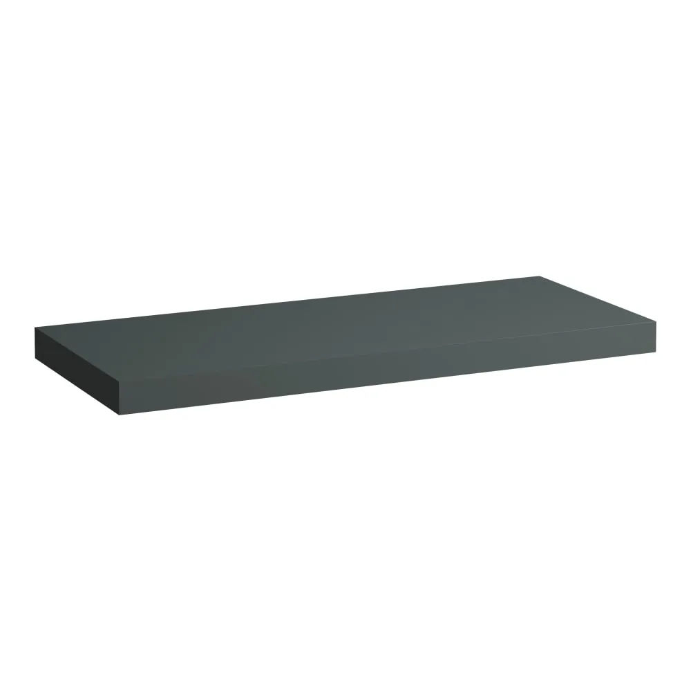 LAUFEN LANI Waschtischplatte 1200, 65 mm dick, ohne Ausschnitt, inkl. 2 Wandhalterungen 1185 x 495 x 65 mm #H4046701122661 - 266 - Verkehrsgrau
