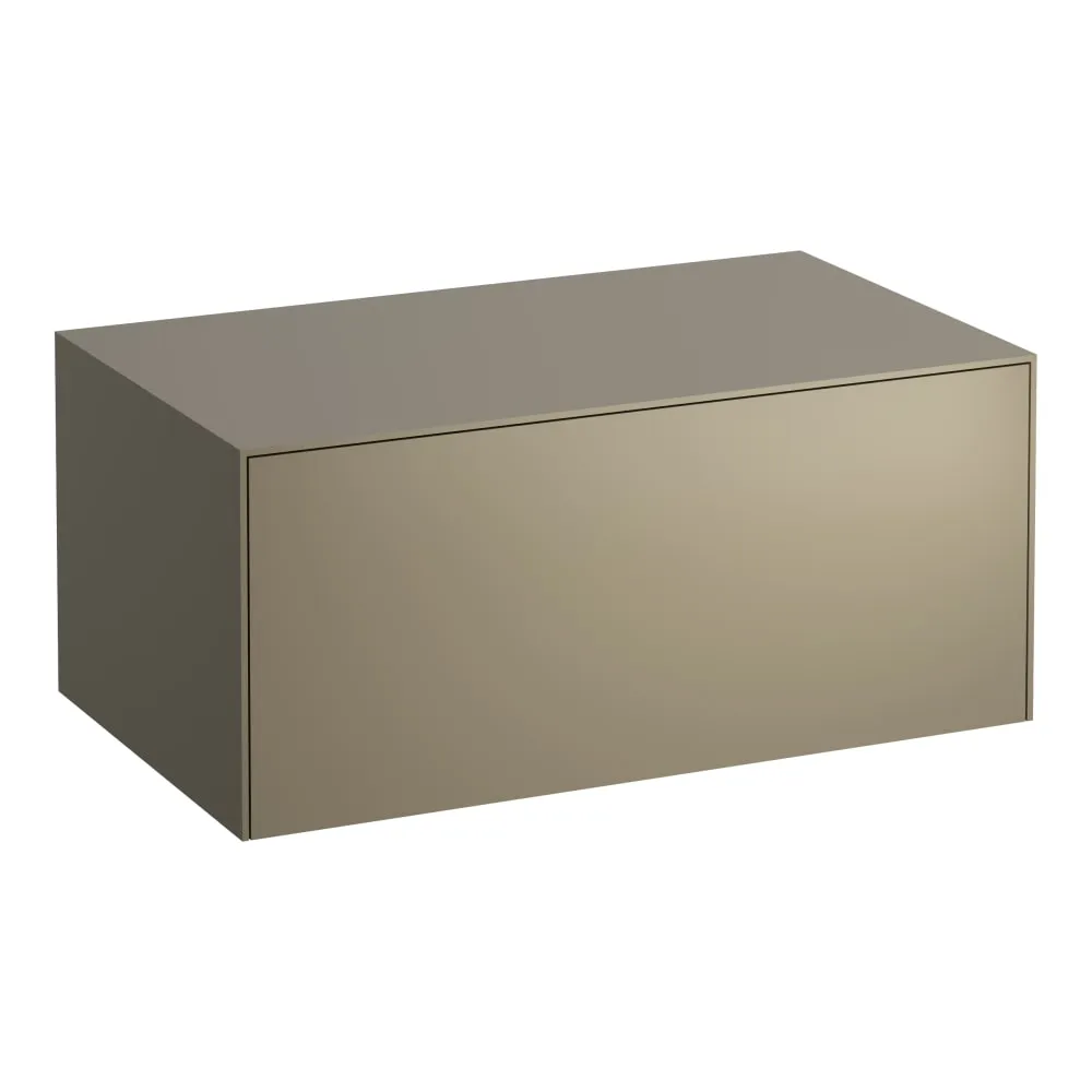 LAUFEN SONAR Schubladenelement 800, 1 Schublade, ohne Ausschnitt 775 x 455 x 340 mm #H4054100340421 - 042 - Titan (lackiert)