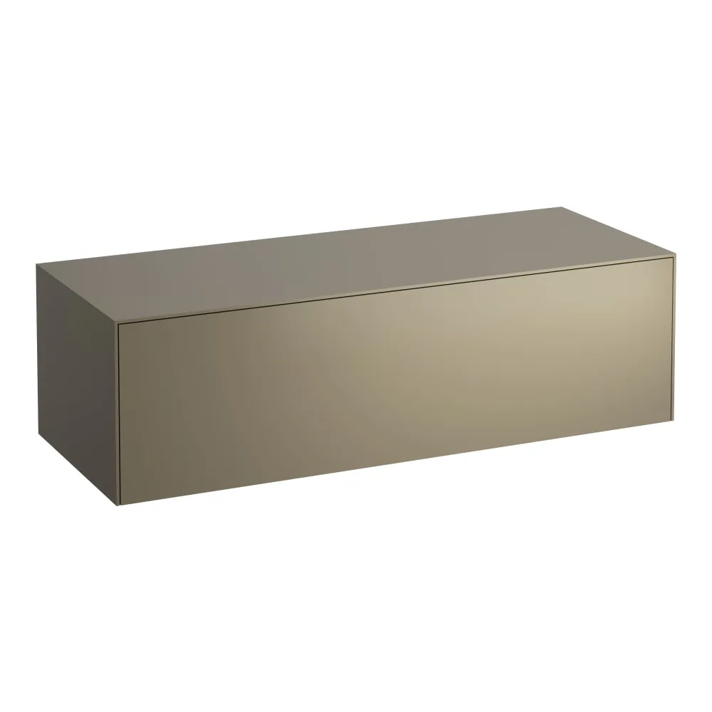 LAUFEN SONAR Schubladenelement 1200, 1 Schublade, ohne Ausschnitt 1175 x 455 x 340 mm #H4054200340421 - 042 - Titan (lackiert)