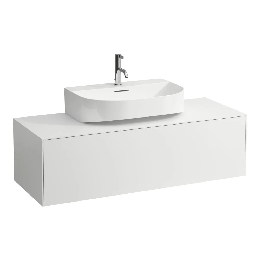 LAUFEN SONAR Schubladenelement, 1 Schublade, passend zu Aufsatzwaschtischen H816341, H816342 1175 x 455 x 340 mm #H4054510341701 - 170 - Weiß matt