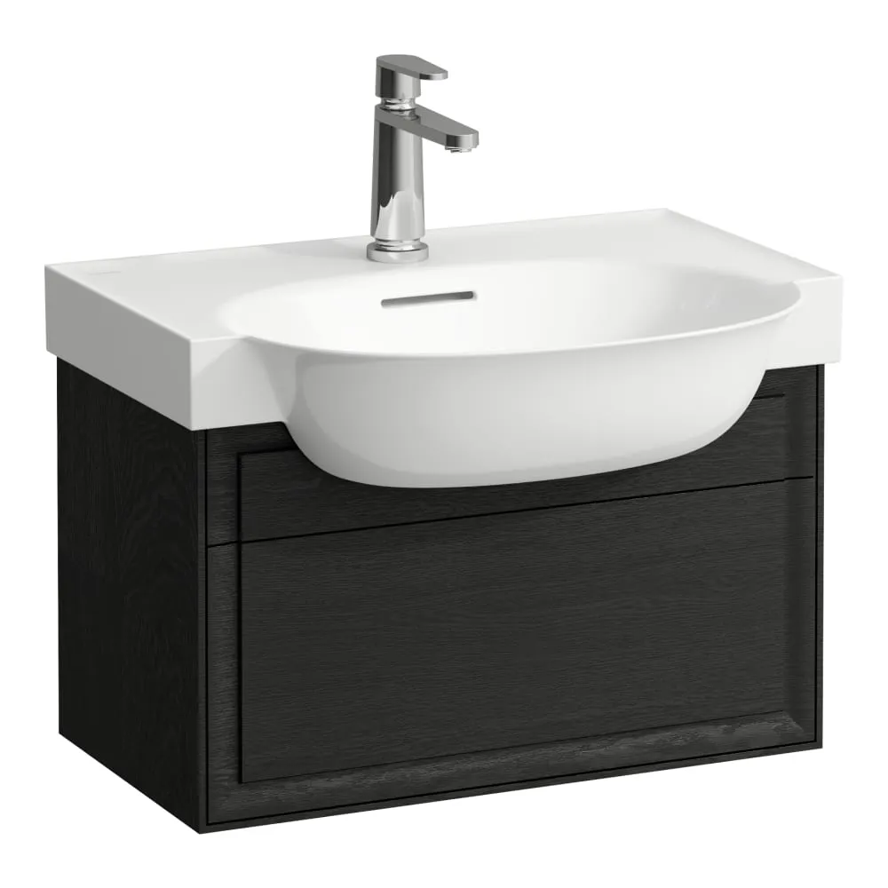 LAUFEN THE NEW CLASSIC Waschtischunterbau, 1 Schublade, passend zu Möbelwaschtisch H813853 575 x 315 x 345 mm #H4060310856281 - 628 - Geschwärzte Eiche