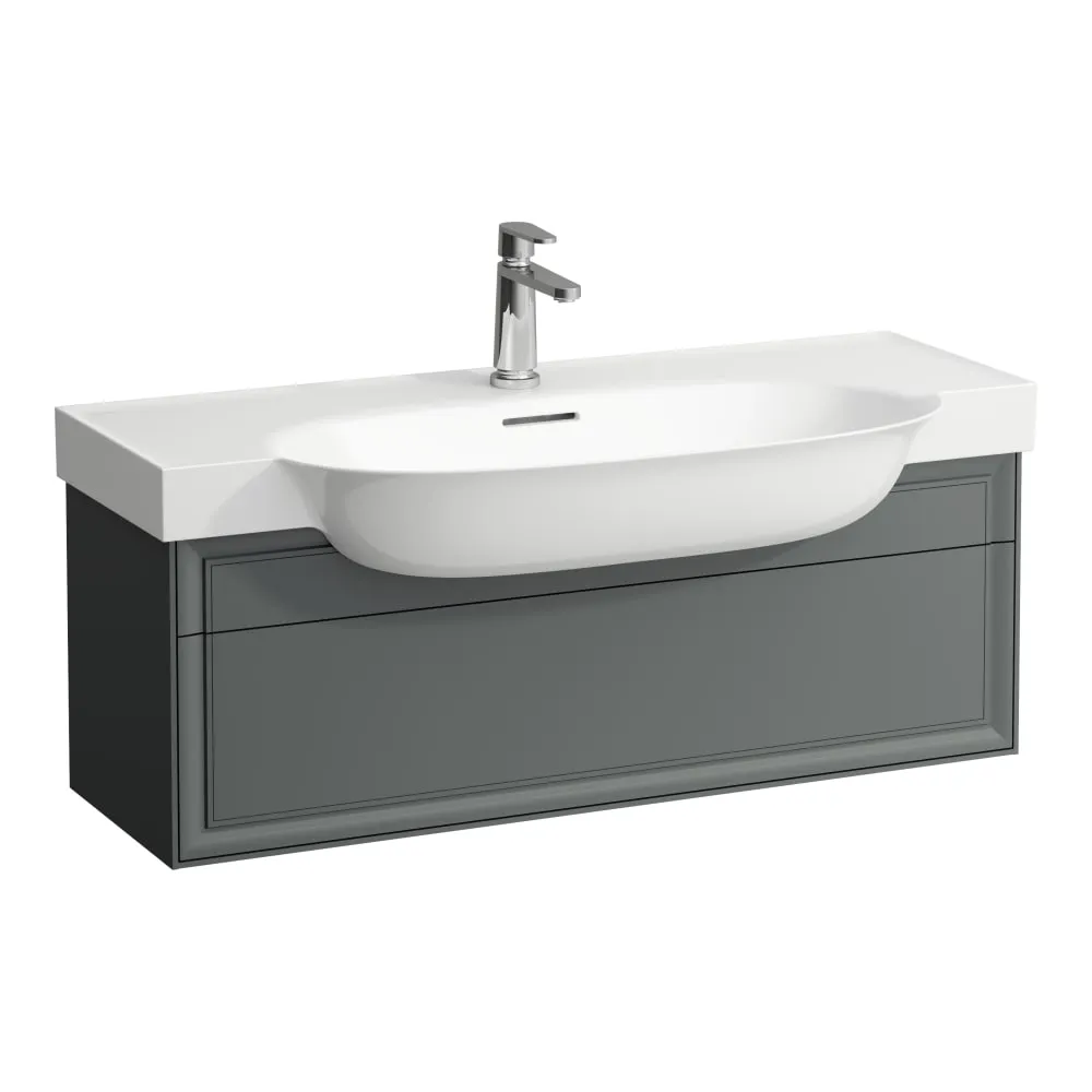 LAUFEN THE NEW CLASSIC Waschtischunterbau, 1 Schublade, passend zu Waschtisch H813857 975 x 315 x 345 mm #H4060910856271 - 627 - Verkehrsgrau