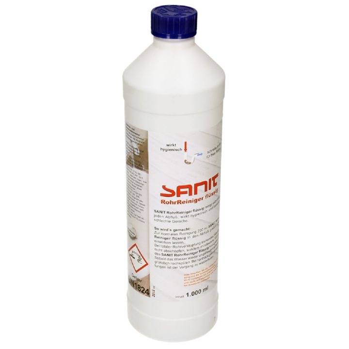 SANIT RohrReiniger Pipe Cleaner Fluid 1000 ml 3063 resmi