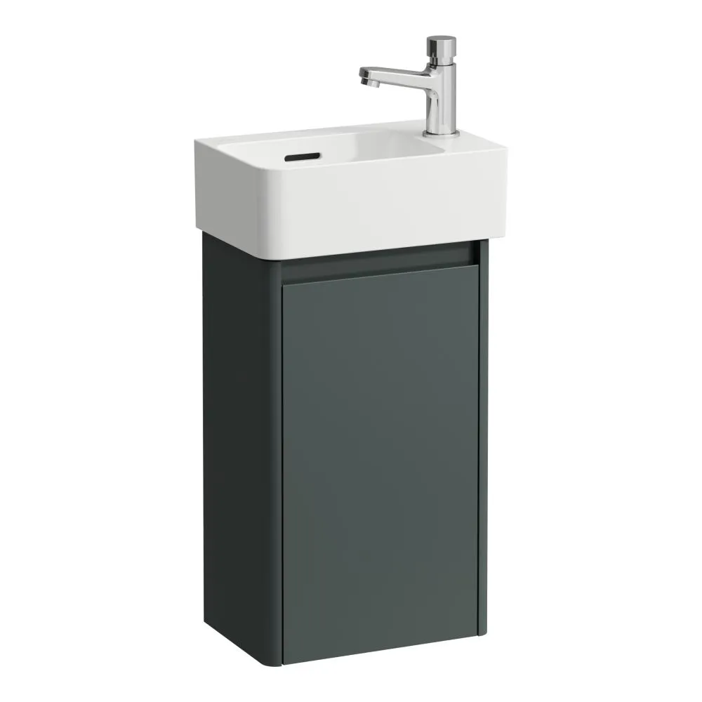 LAUFEN BASE 2.0 Waschtischunterbau 340, 1 Tür, für VAL Combipack H861280 315 x 205 x 515 mm #H4113421082661 - 266 - Verkehrsgrau