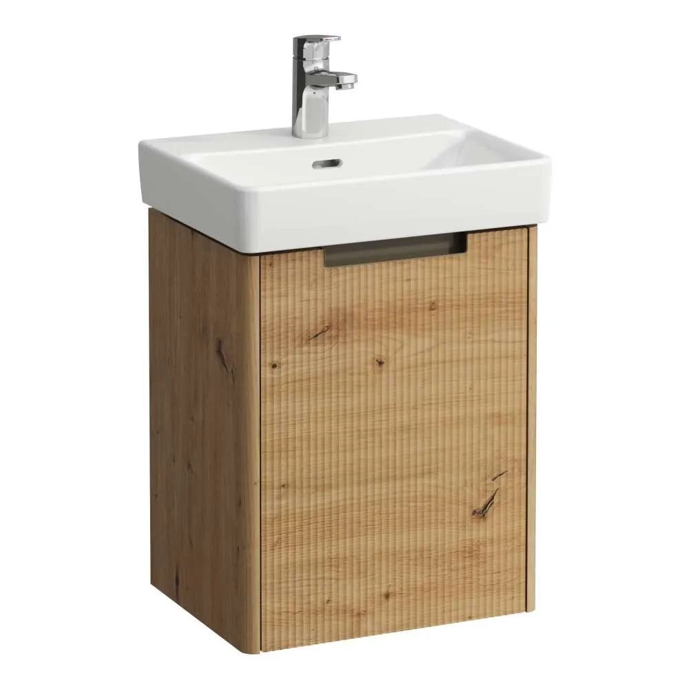 LAUFEN JUNA Waschtischunterbau 450, 1 Tür, Scharnier rechts, passend zu Pro S Waschtisch H815961 / PRO X 815861 420 x 320 x 515 mm #H4114421092671 - 267 - Wildeiche
